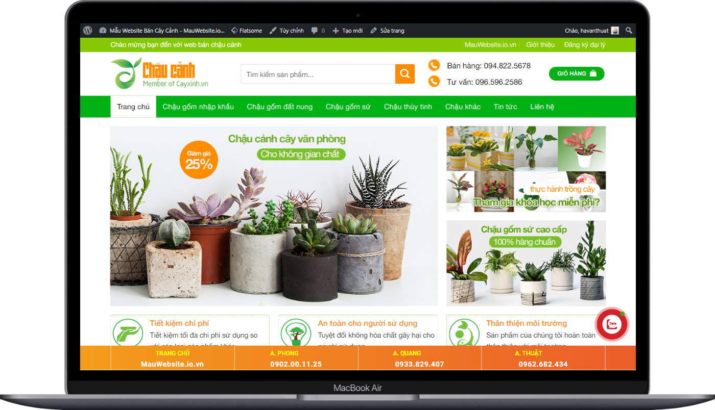 ShoppingWeb  Bán Cây xanh, chậu cây