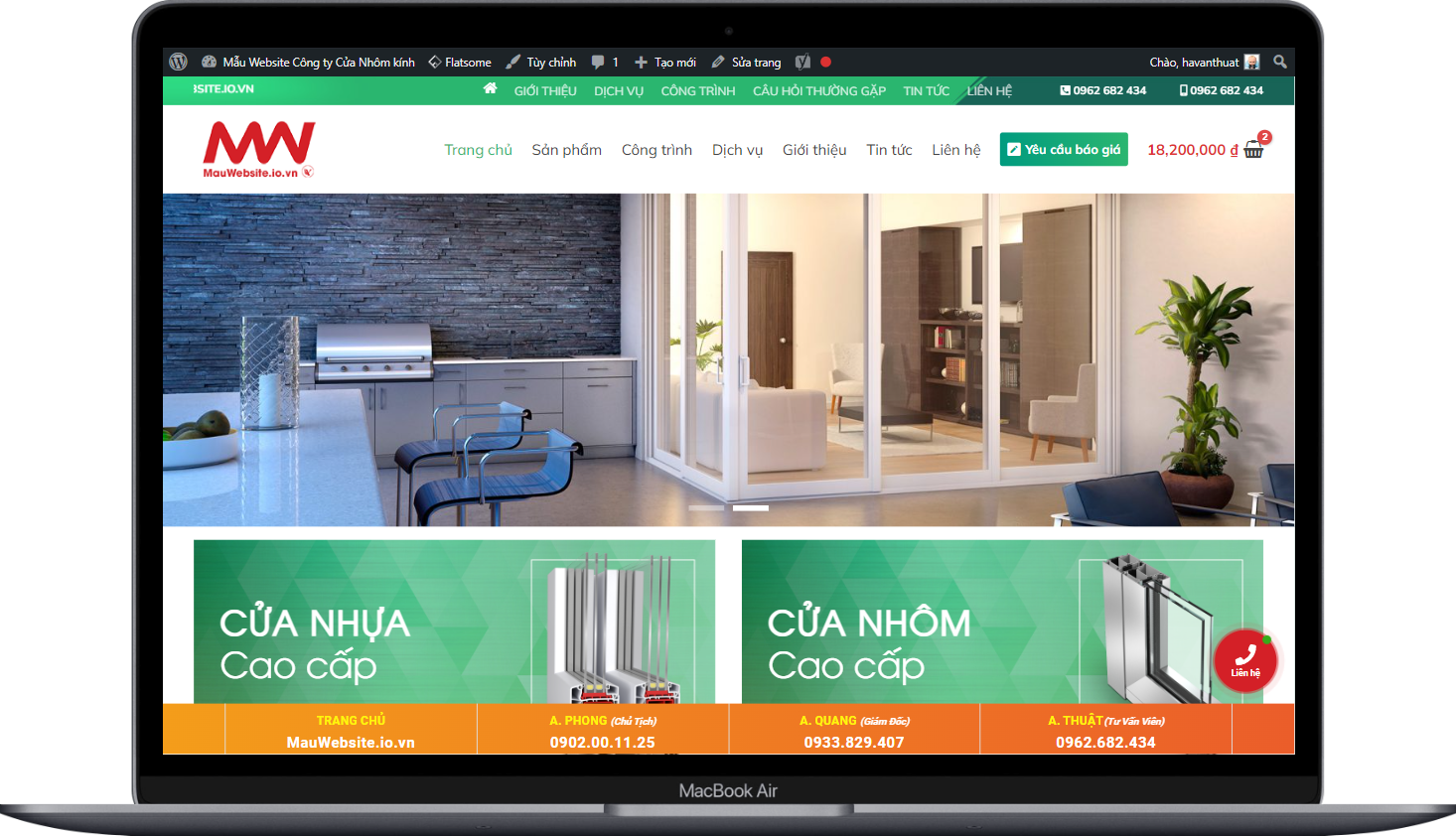 ShoppingWeb  Giới thiệu Công ty Nhôm kính