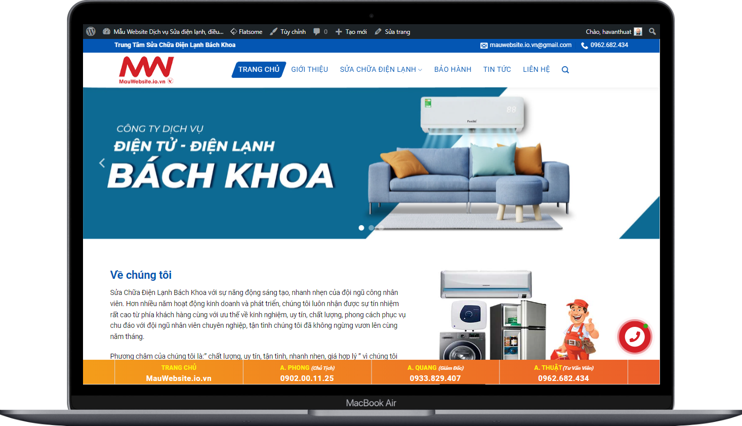 ShoppingWeb  Dịch vụ Sửa điện lạnh, điều hòa
