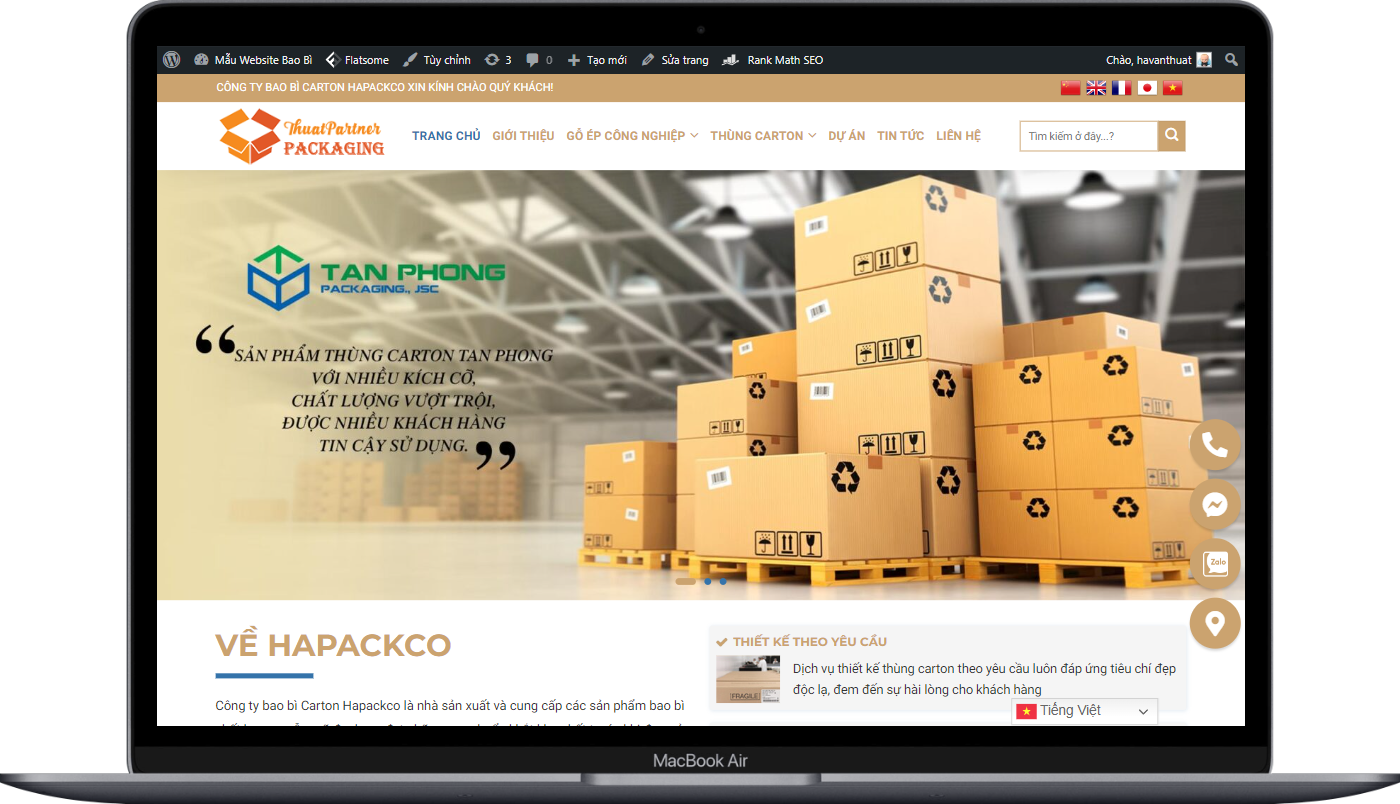 ShoppingWeb  công ty bán bao bì