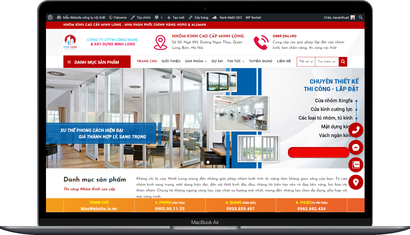 ShoppingWeb  Công ty nhôm kính cao cấp