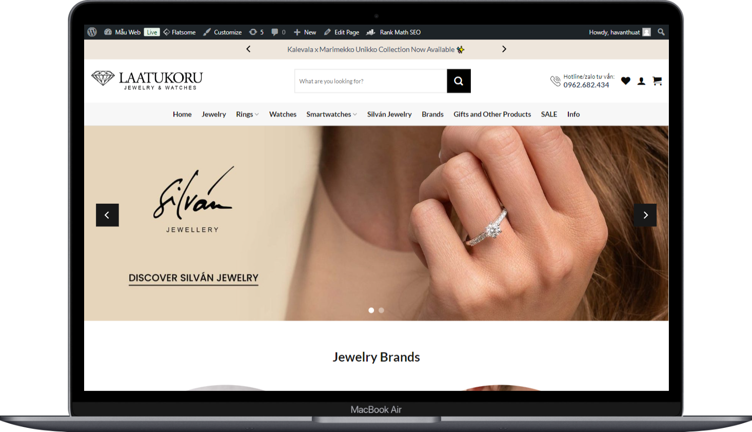 ShoppingWeb  bán trang sức vàng bạc đá quý cao cấp