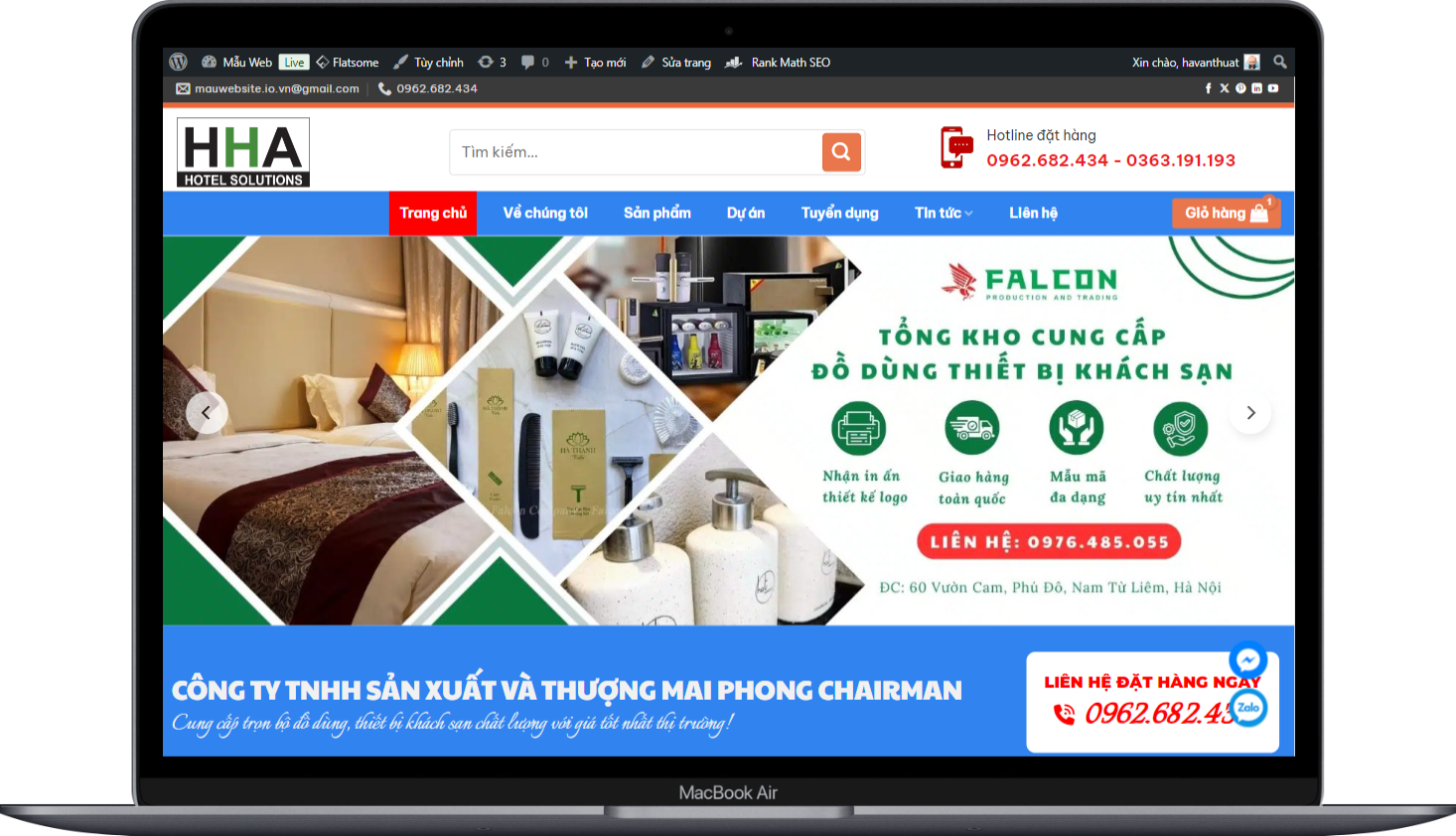 ShoppingWeb  bán thiết bị, đồ dùng khách sạn nhà hàng - Số 2