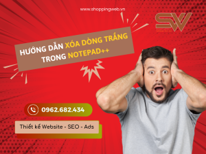 Hướng dẫn xóa dòng trắng trong Notepad++