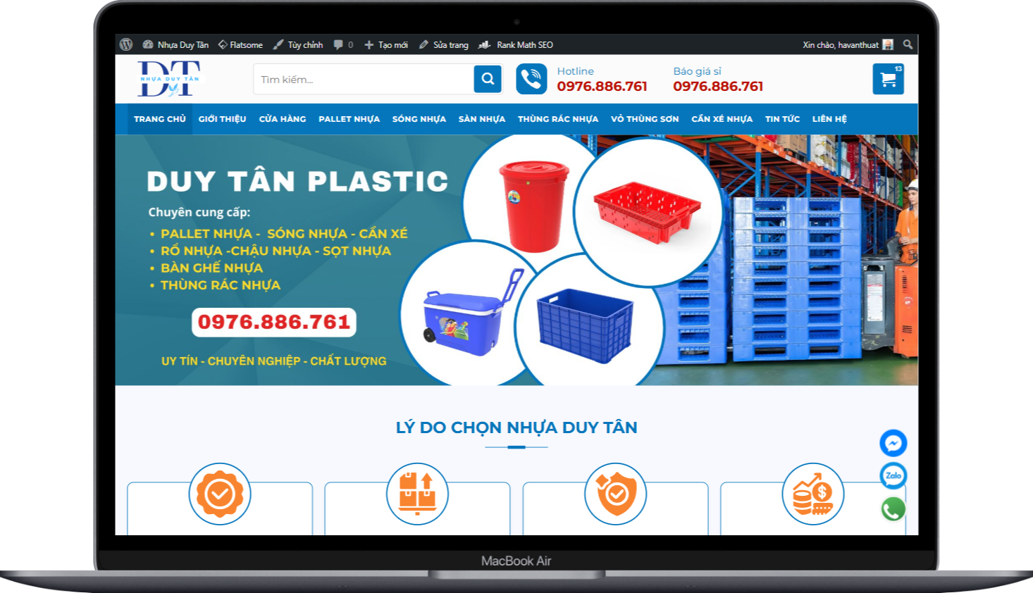 ShoppingWeb  cửa hàng bán Nhựa Duy Tân