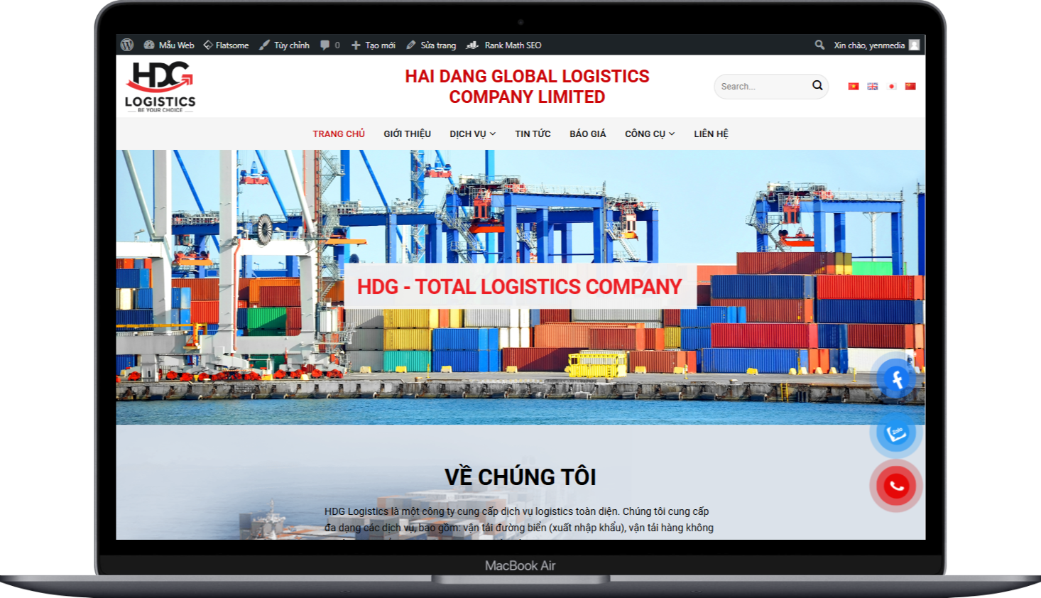 ShoppingWeb  giới thiệu công ty vận tải biển logistics