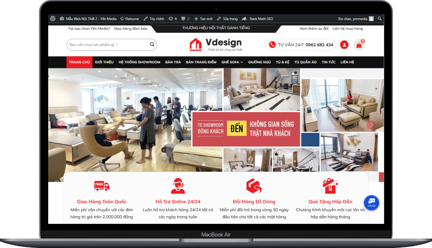 ShoppingWeb  cửa hàng bán đồ nội thất cao cấp