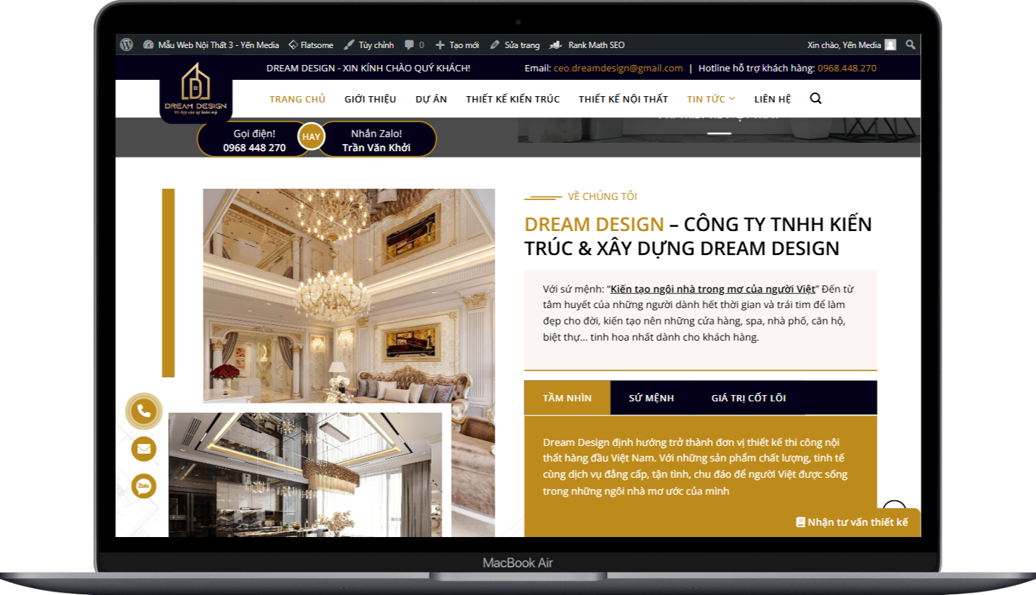 ShoppingWeb  giới thiệu công ty thiết kế thi công nội thất