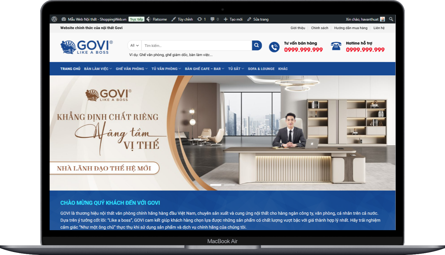 ShoppingWeb  bán nội thất bàn ghế văn phòng & công ty